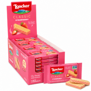 Loacker Strawberry Wafers 45gx25