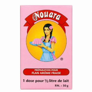 Nouara Flan Strawberry 50gx24