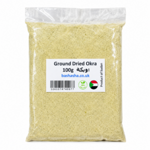 Bashasha Ground Dried Okra (Waika) 100gx20