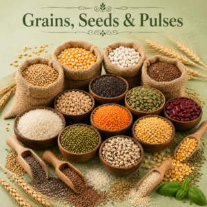 Grains, Seeds & Pulses
