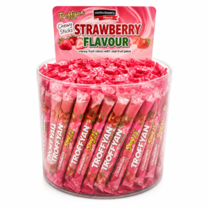 Troffyum Strawberry Soft Candy Stick 120pcs